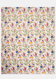 Pop-under Dancing Fairies Print Plush Blanket