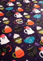 ** PRE ORDER ** Pop-under Halloween Mug Print Plush Blanket ** PRE ORDER **