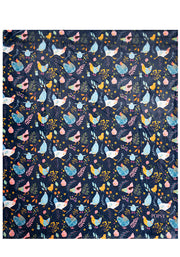 Pop-under Henny Penny Print Plush Blanket