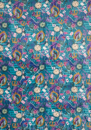 Pop-under Looking Glass Print Plush Blanket