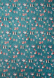 Pop-under Penguin Print Plush Blanket