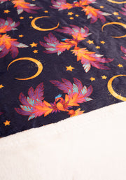 Pop-under Purple Phoenix Plush Blanket