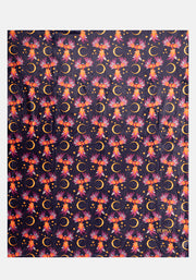 Pop-under Purple Phoenix Plush Blanket