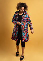 Poppy Garden Print Popsy Coat