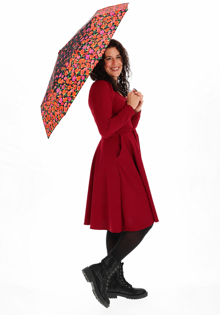 Poppy Print Umbrella