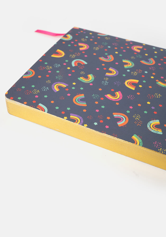 Popsy Rainbow Print Notebook