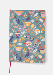 Popsy Teacups Print Notebook