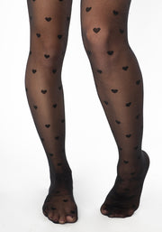 Premium Heart Design Tights