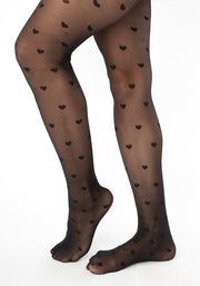 Premium Heart Design Tights