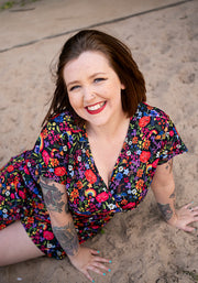 Priya Garden Rainbows Print Playsuit