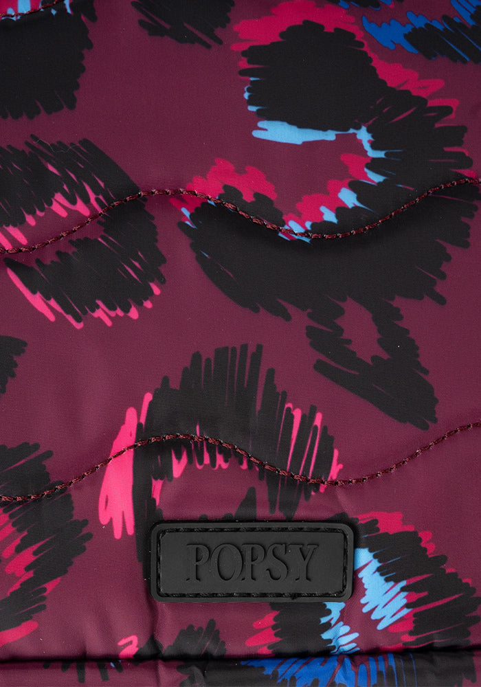 Purple Animal Print Popsy Multi Use Bag