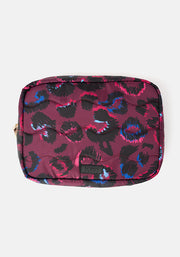 Purple Animal Print Popsy Multi Use Bag