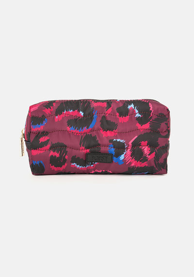 Purple Animal Print Popsy Pencil Case