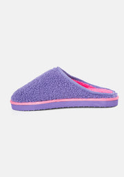 Purple Borg Mule Slippers