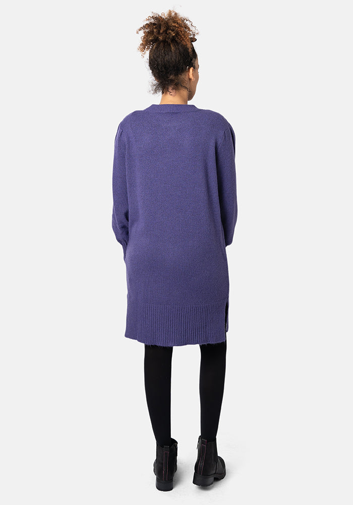 Purple Jumper Dress