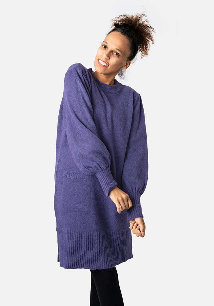 Purple Jumper Dress