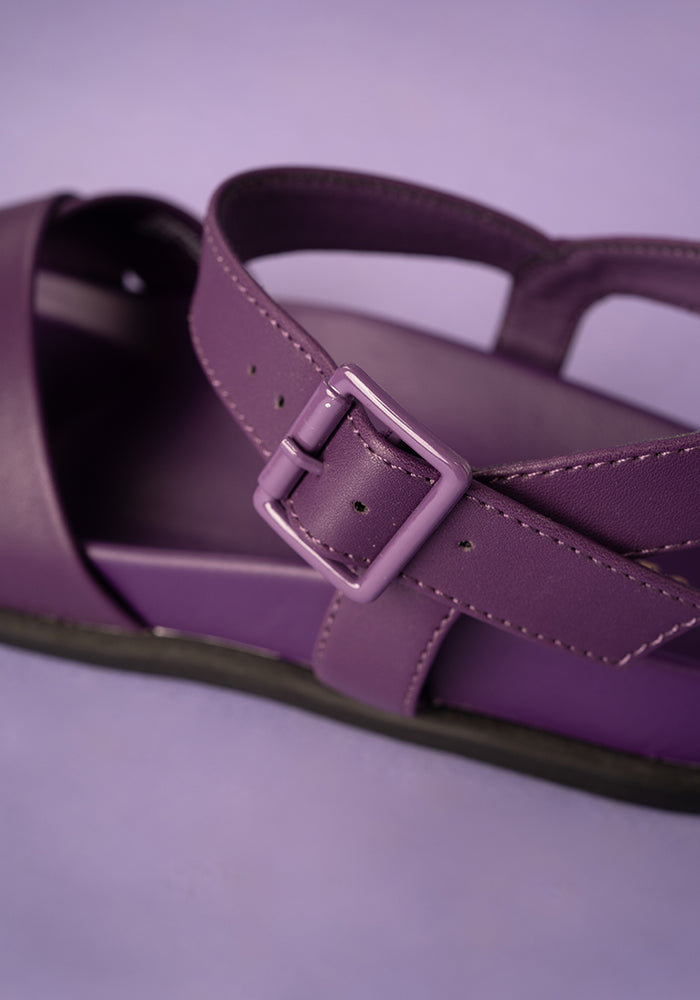 Popsy Purple Comfort Sandal