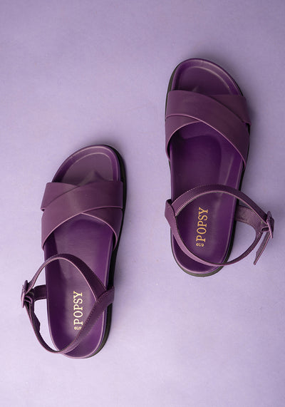 Popsy Purple Comfort Sandal