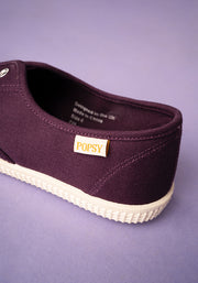 Purple Slip On Plimsole