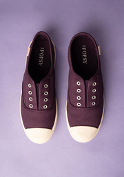Purple Slip On Plimsole