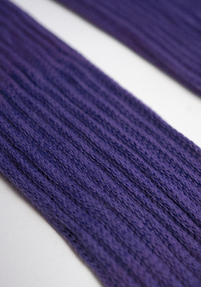 Purple Slouchy Boots Socks