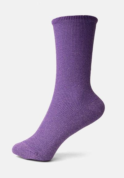 Purple Sparkle Socks