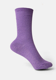 Purple Sparkle Socks
