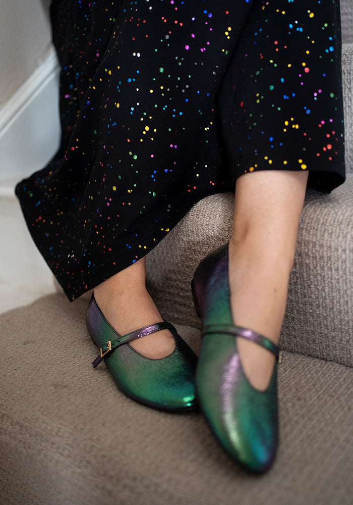 Seventh angle of Rainbow Ballet Pump