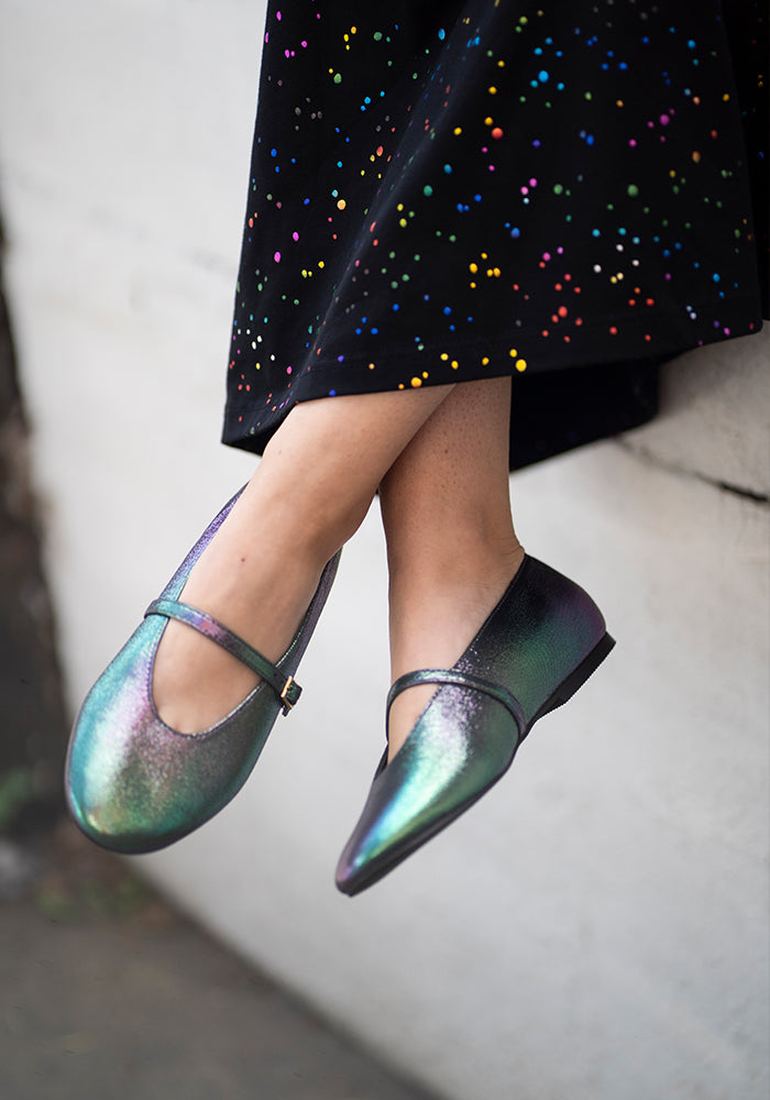 Fifth angle of Rainbow Ballet Pump