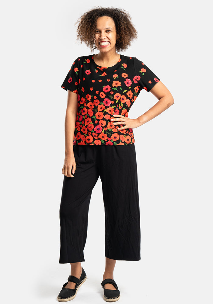 Radley Poppy Print Cotton T-Shirt