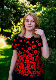 Radley Poppy Print Cotton T-Shirt