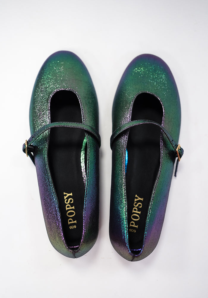 Eighth angle of Rainbow Ballet Pump
