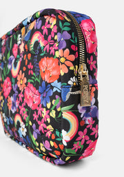 Rainbow Floral Print Popsy Multi Use Bag