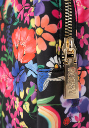 Rainbow Floral Print Popsy Multi Use Bag