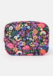 Rainbow Floral Print Popsy Multi Use Bag
