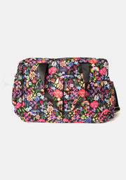 Rainbow Floral Print Weekend Bag