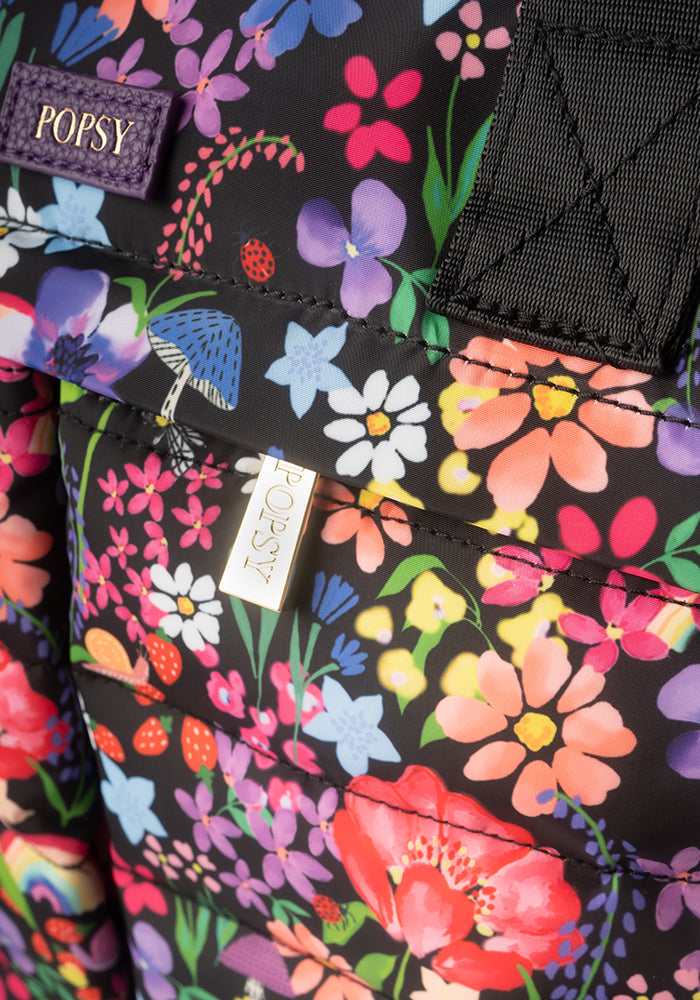 Garden Rainbow Floral Print Holdall
