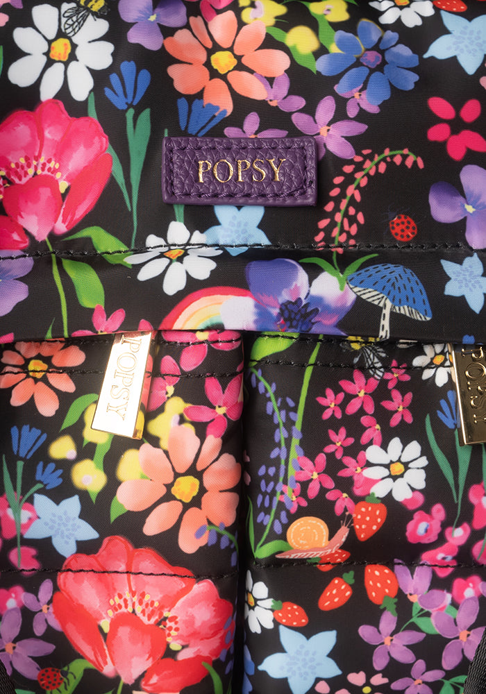 Garden Rainbow Floral Print Holdall