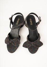 Rainbow Glitter Party Sandals