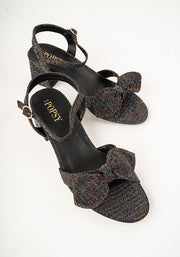 Rainbow Glitter Party Sandals