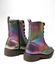 Rainbow Lace Up Boot