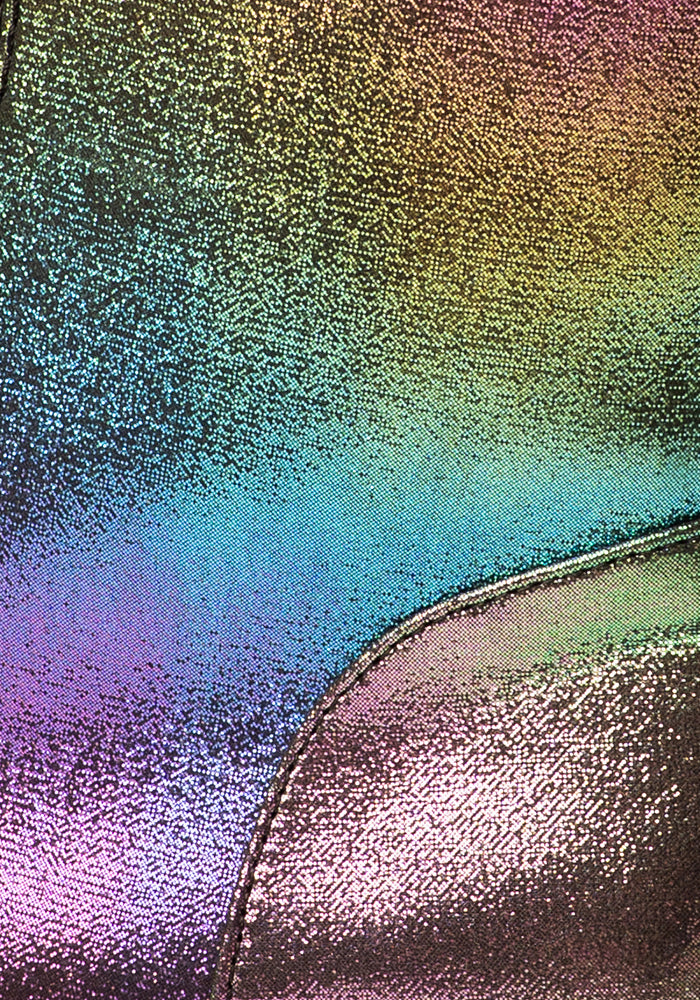 Second angle of Rainbow Metallic Lace Up Boot