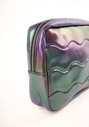 Rainbow Metallic Make up Bag