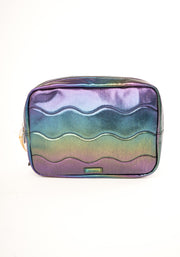 Rainbow Metallic Make up Bag