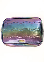 Rainbow Metallic Make up Bag