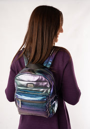 Rainbow Metallic Mini Rucksack