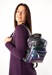 Rainbow Metallic Mini Rucksack