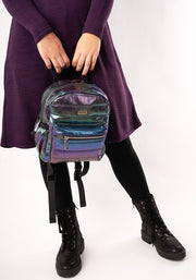 Rainbow Metallic Mini Rucksack