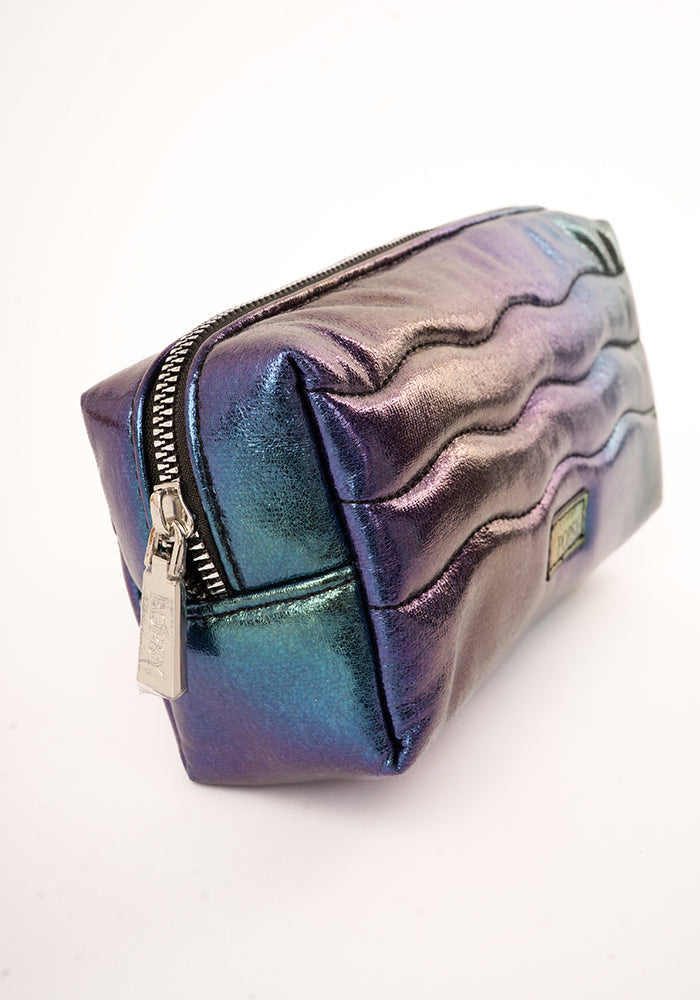 Fourth angle of Rainbow Metallic Pencil Case