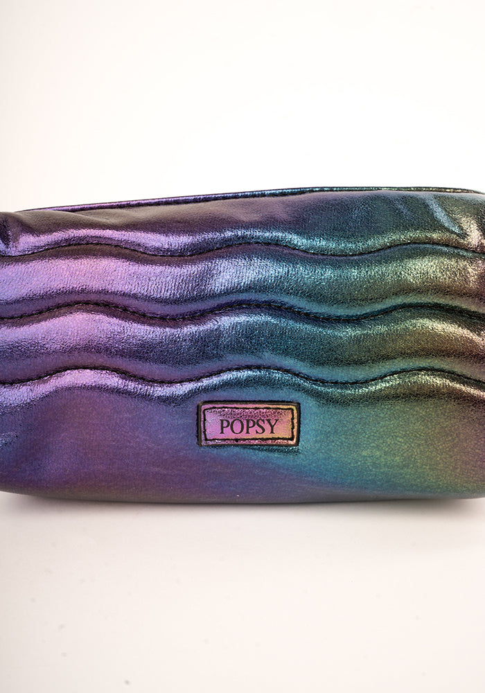 Third angle of Rainbow Metallic Pencil Case